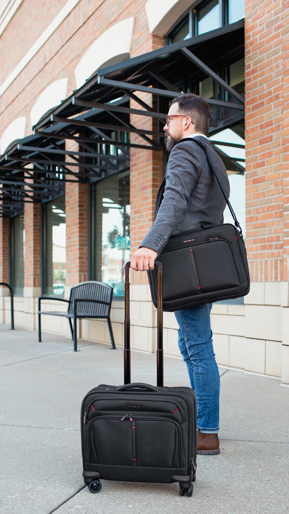 ブレンディ612　LALA スパッツII ブラック 64 Samsonite Xenon 4.0 Expandable Nylon Briefcase, Black (147327-1041