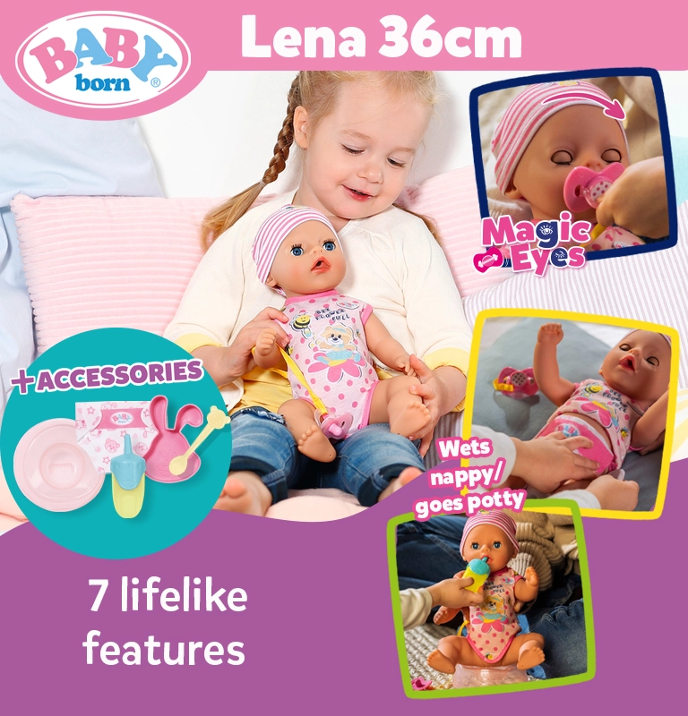 BABY Born Little Lena 36cm Doll The Entertainer