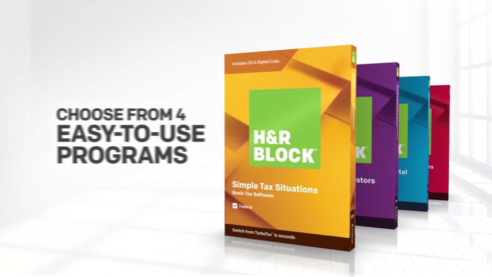 H&R Block Tax Software Deluxe 2019 - Walmart.com