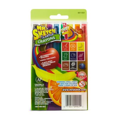 Mr Sketch Scented Gel Crayons, Assorted, 12/Pack