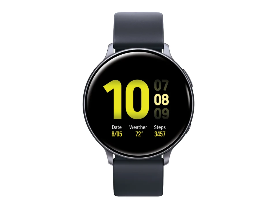 SAMSUNG Galaxy Watch Active 2 Aluminum Smart Watch 44mm Aqua Black SM R820NZKAXAR Walmart