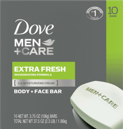 Dove Men+Care Body and Face Bar Extra Fresh 3.75 Ounce (14 Count), 1 unit -  Harris Teeter