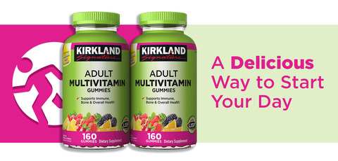 Kirkland Signature Adult Multivitamin, 320 Gummies, FREE SHIPPING