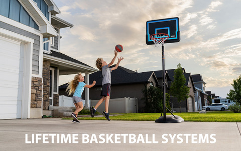 Lifetime Adjustable Youth Portable Basketball Hoop, 32 inch HDPE