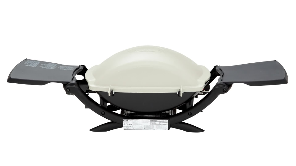 Weber Q 3200 Heavy-Duty Liquid Propane Gas Grill in Titanium