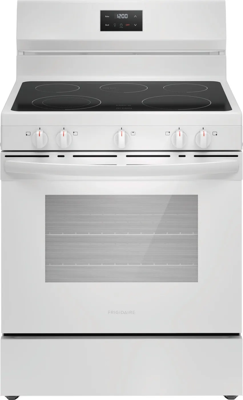 Frigidaire white electric stove new arrivals