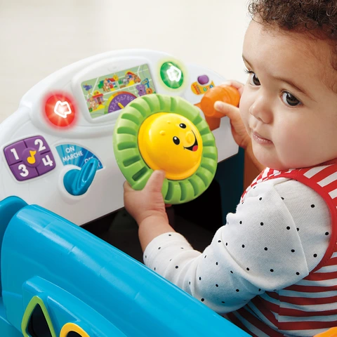 Fisher price laugh and learn smart stages crawl around car blue online