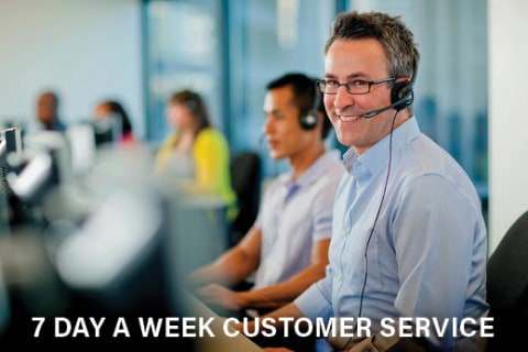 7 Day a Week Customer Service
