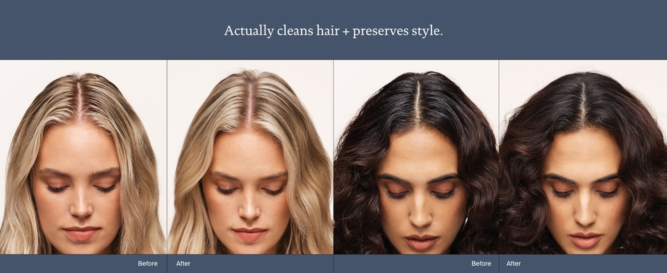 Perfect hair Day Advanced Clean Dry Shampoo Before &amp; After