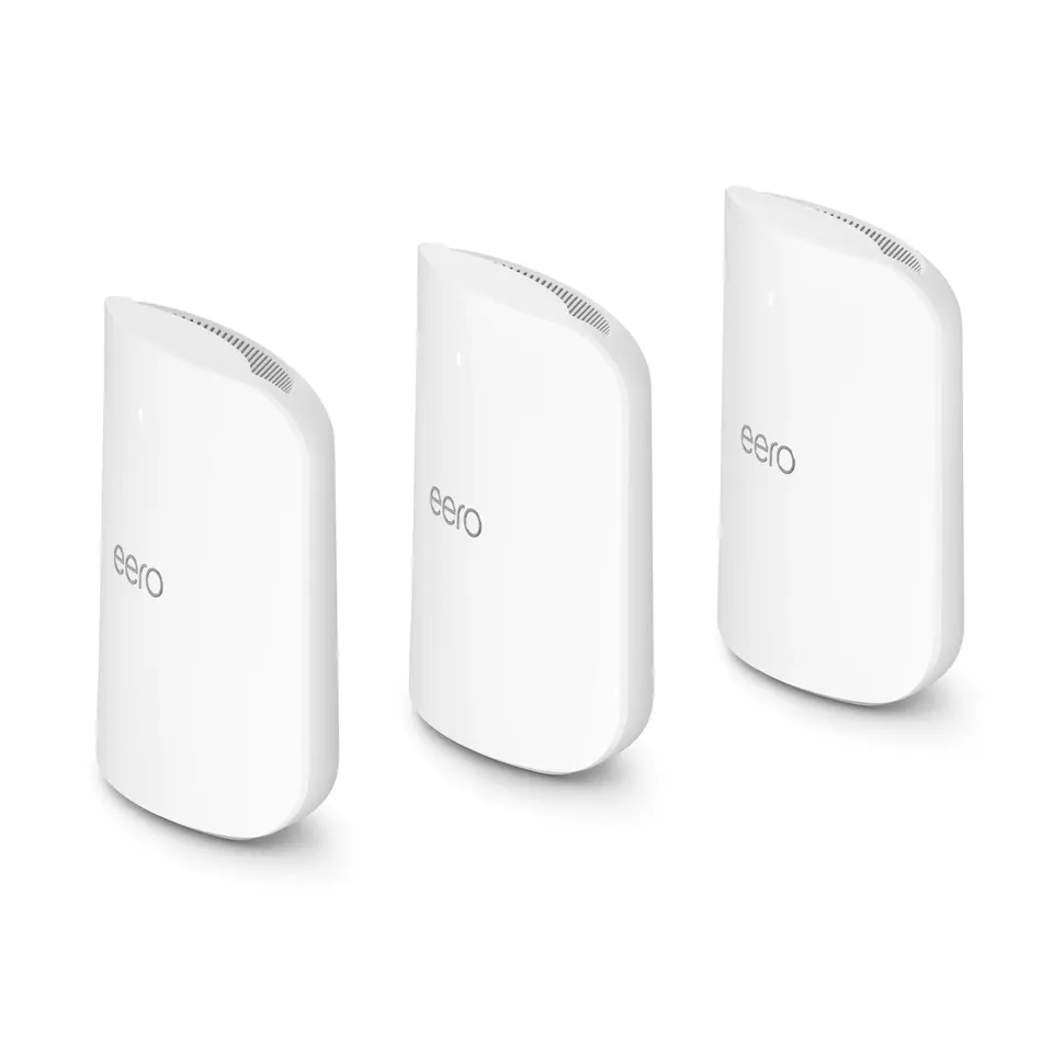 eero Max 7 Tri band Mesh Wi Fi 7 System (3 pack) White V010311