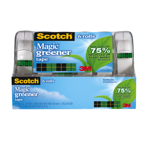Scotch Magic Invisible Tape 34 x 1000 Clear Pack of 10 rolls - Office  Depot, scotch tape 