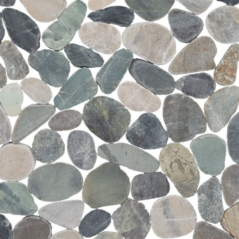 Mohawk Pebble Oasis Stone Pebble Coastal Natural Mosaic