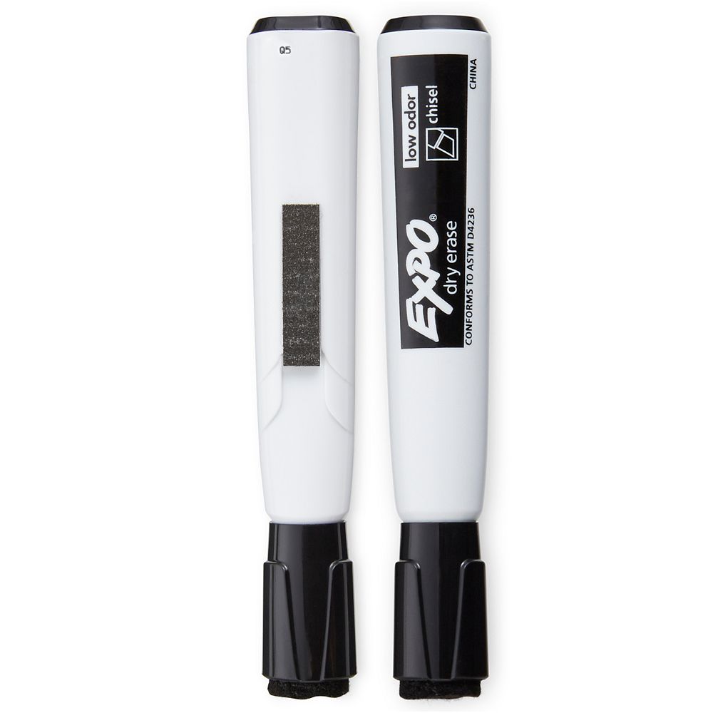 Expo - Dry Erase Markers & Accessories; Color: Black; Color: Black; Tip  Type: Fine; For Use With: Dry Erase Marker Boards; Includes: (36) Black Dry  Erase Markers - 99547275 - MSC Industrial Supply