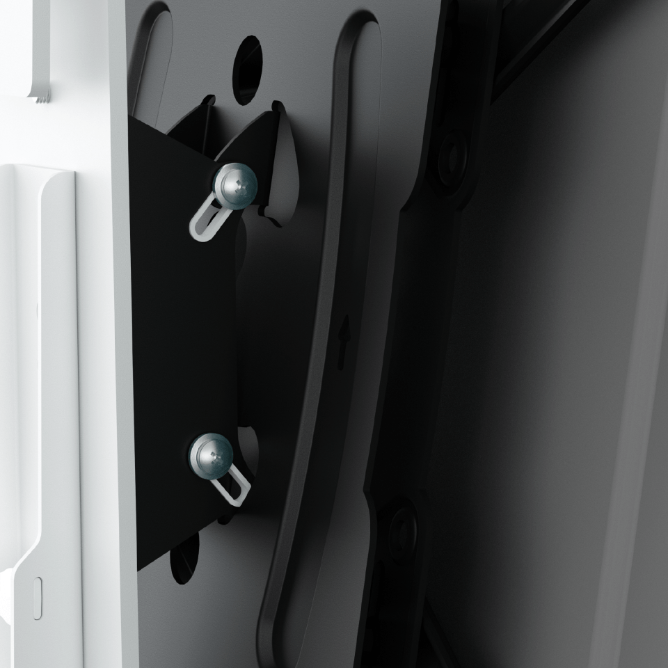 AVF TV Against the Wall Standing Floor Mount for TVs up to 80