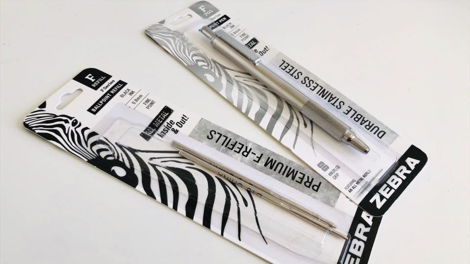 thumbnail video image 2 of Zebra Pen F-701 Retractable Ballpoint Pen, 2 of 8