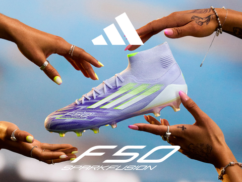 ボーイ　F50 117.5×91.2㌢ adidas Kids' F50 Sparkfusion League Mid FG/AG Soccer Cleats