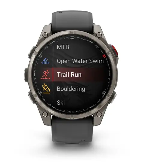 Garmin fenix 8 Sapphire 51mm GPS Smartwatch, Carbon Gray DLC