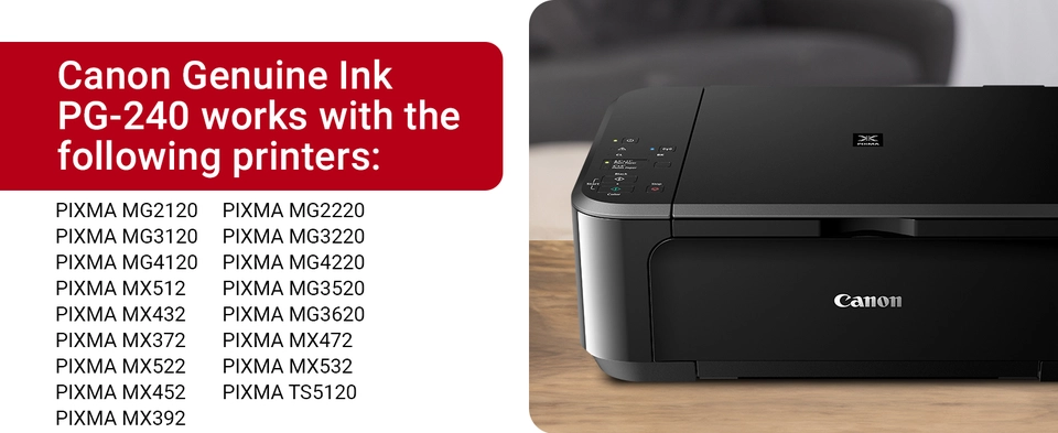 Canon PG-240 Original Inkjet Ink Cartridge Black Pack Dell USA