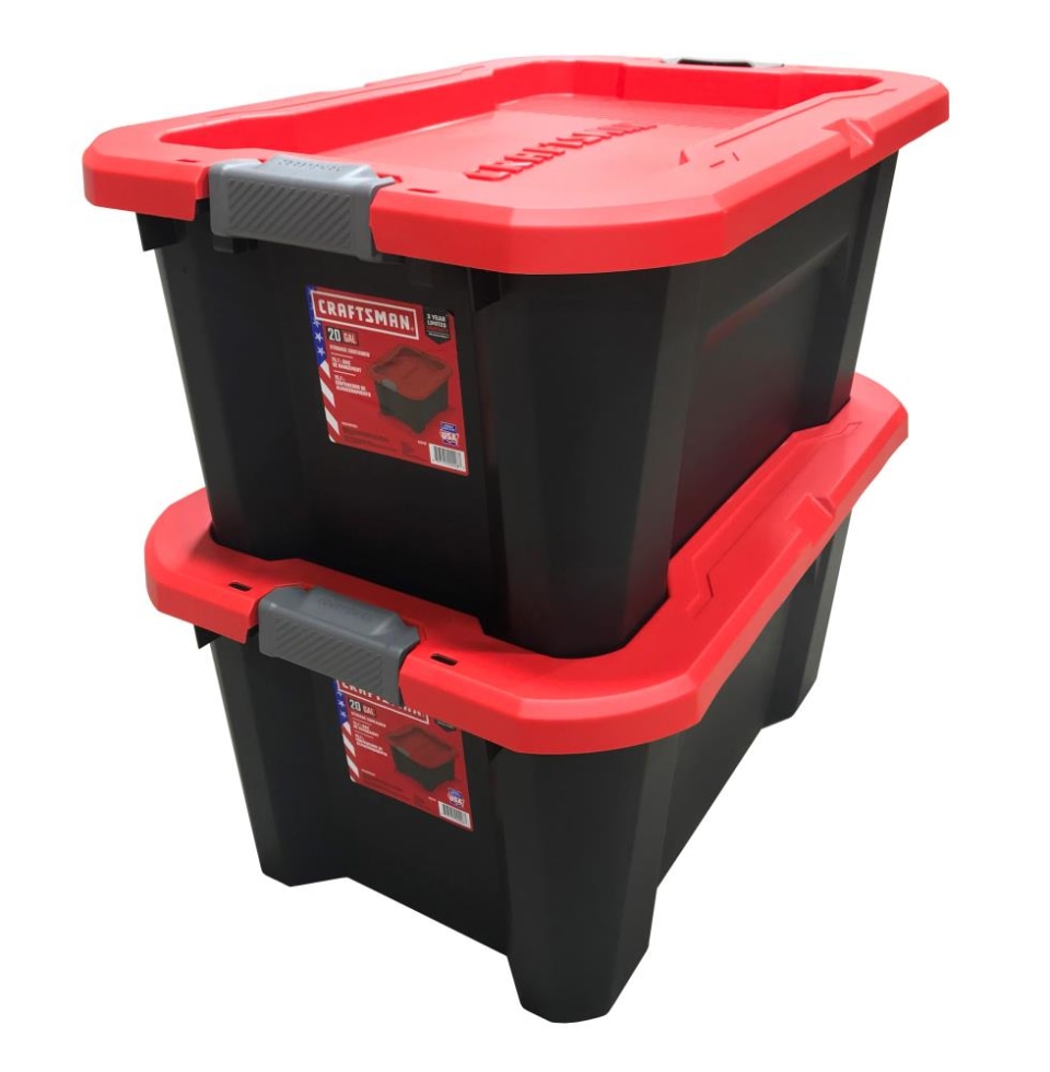 20 gallon storage bins with lids