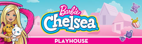 ¡La propia casa de juegos de Chelsea™ Doll!