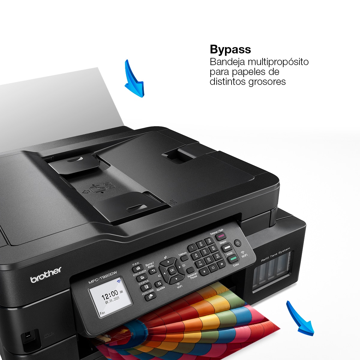 MFCT-920DW | Multifuncional de inyección de tinta a color MFC-T920DW  InkBenefit Tank con conectividad inalámbrica e impresión dúplex | Brother  México
