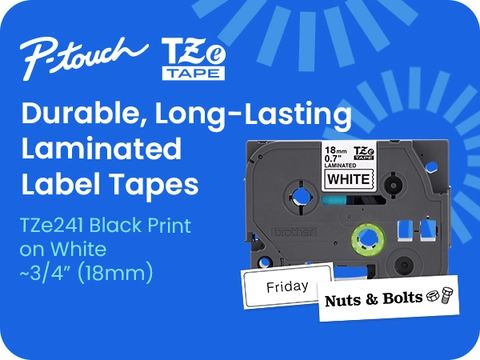 TZE241 | LabelMakersPrinters | By Brother