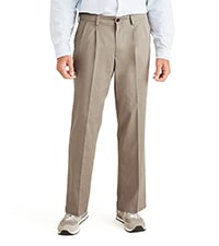 Dockers Men's Classic Flat Front Easy Khaki Pant with Stretch