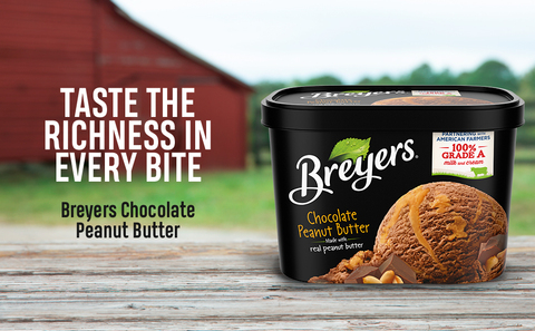 Breyers Ice Cream Chocolate Peanut Butter, 48 oz | Meijer