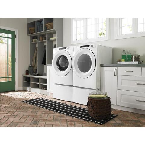 amana front load washer pedestal