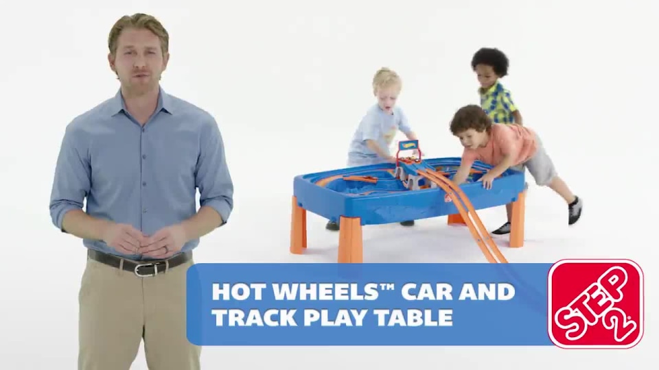 Step2 Hot Wheels Car and Track Play Activity Table for Little Racers