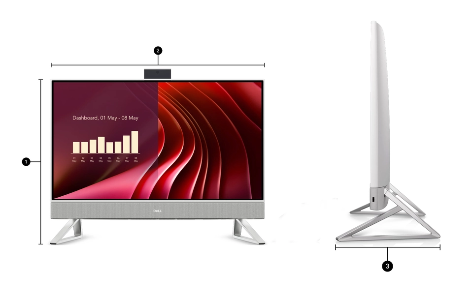 Computador Dell 24 All-in-one EC24250 23.8