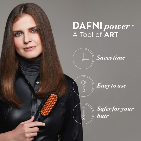 Conair Dafni Power Hair Styling And Straightening Brush | Flat