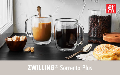 ZWILLING Sorrento Plus 2-pc Double-Wall Glass Espresso Mug Set