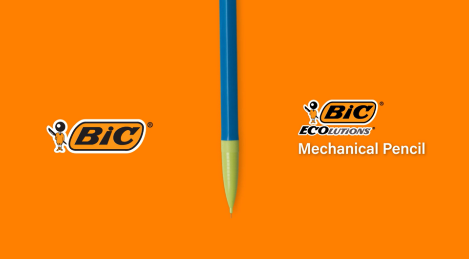 thumbnail video image 2 of (2 pack) BIC Ecolutions Mechanical Pencil, 0.7mm, Black, 24-count, 2 of 7
