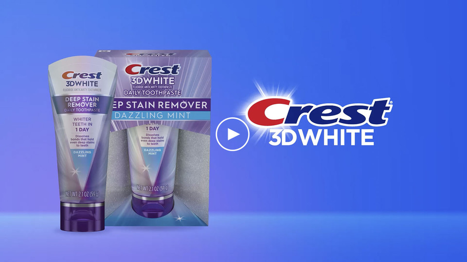 Crest 3DWhite Brilliance Deep Stain Remover Dazzling Mint
