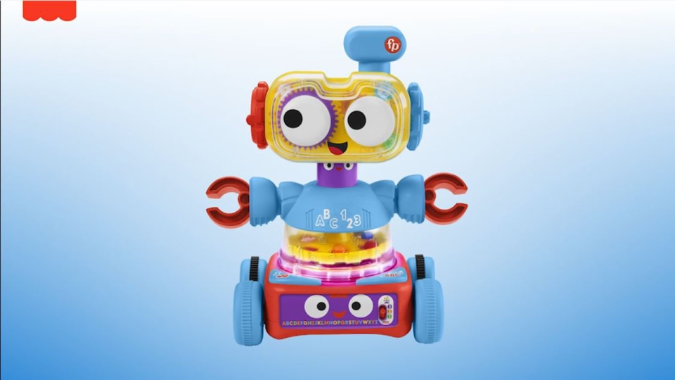 Fisher-Price Baby to Preschool Learning Toy Robot with Lights & Music, 4-in-1 Ultimate Learning Bot - 1