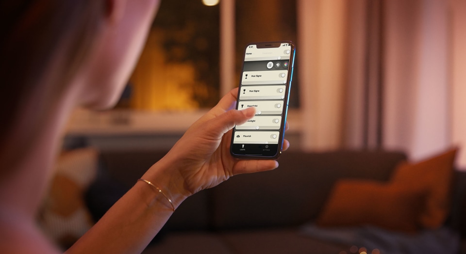 thumbnail video image 2 of Philips Hue 2-Pack White and Color Ambiance BR30 Bluetooth 85W Smart LED Bulb, White, 2 of 8