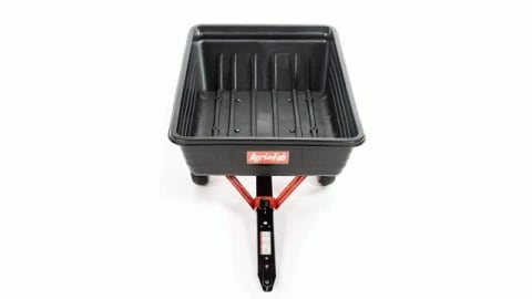 thumbnail video image 2 of Agri-Fab 10 cu. ft. Tow-Behind Poly Lawn and Garden Cart - Model # 45-0533, 2 of 14