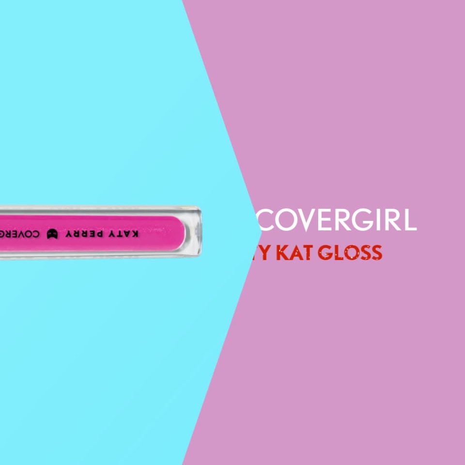 thumbnail video image 2 of CoverGirl Katy Kat Lip Gloss, Cobalt Kitty KP21, 0.12 fl oz, 2 of 5
