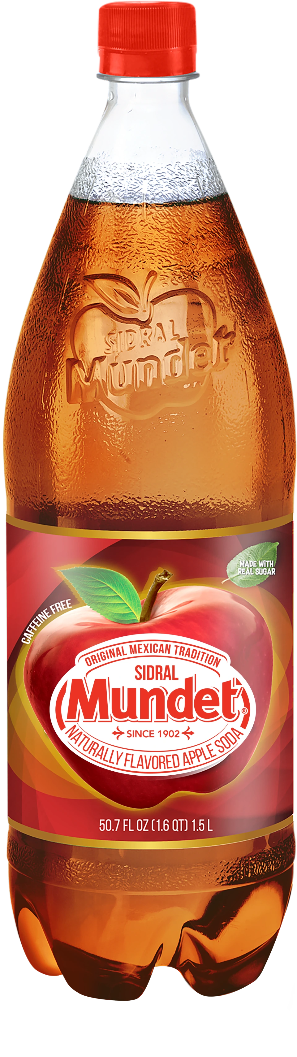 Apple soda Sidral Mundet Apple Soda, 12 fl oz (355ml) Glass Bottle, 1
