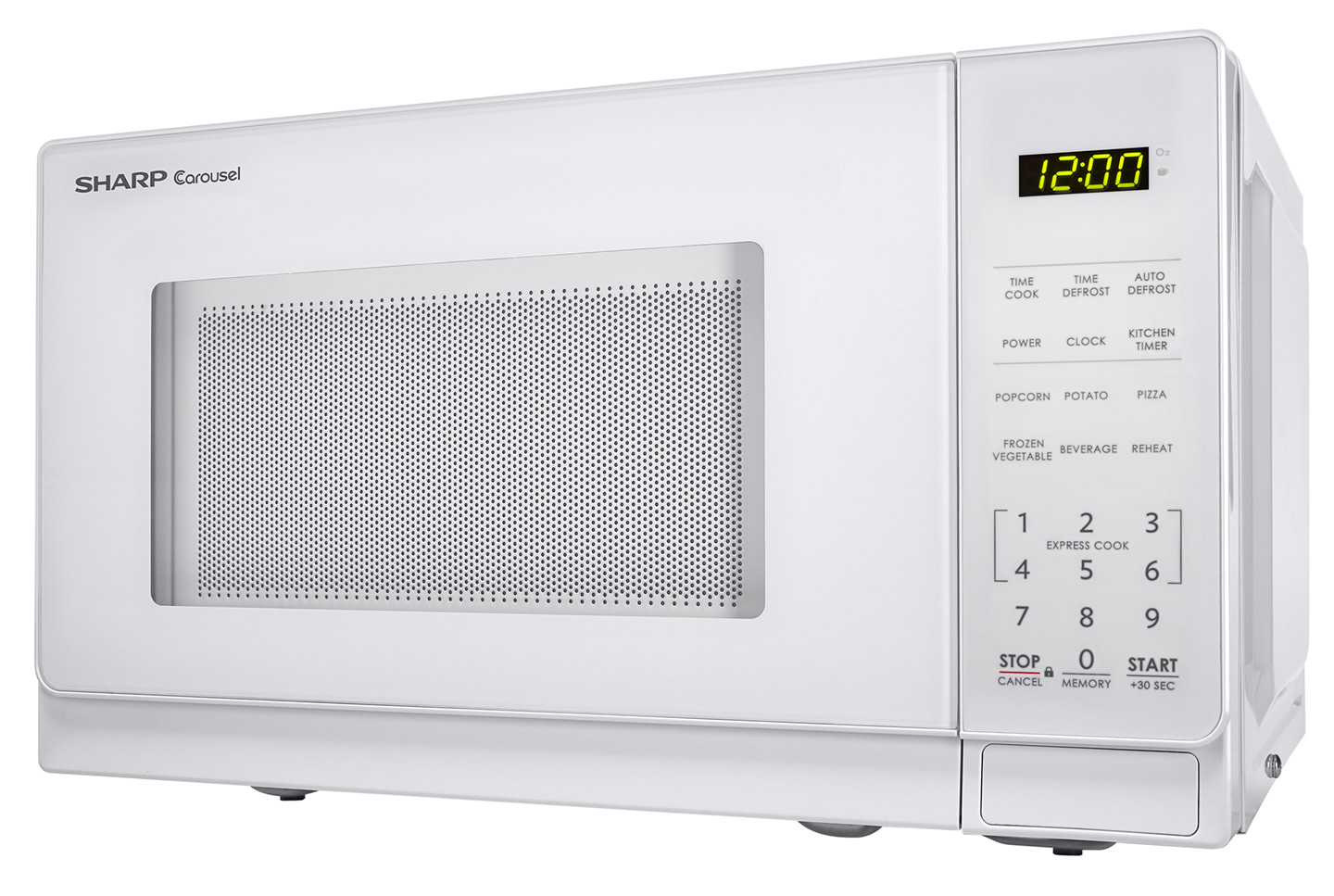 SHARP : R820BW .9 Cu. Ft. Countertop Microwave Oven - White