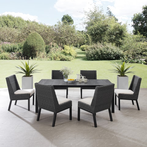 Sirio Eden 7 Piece Dining Set Costco, Modern White Outdoor Dining Chairs Taiwan