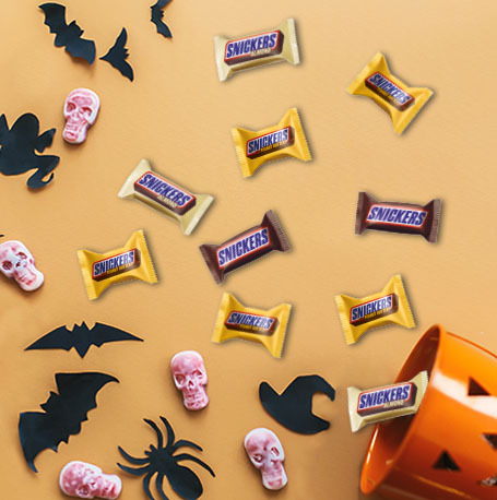 Snickers Almond, Peanut Butter & Original Fun Size Assorted Bulk Halloween  Candy Bar Variety Pack 16.54oz