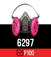 3M Respiratore Professionale Per Vernici 7511PA1-A-PS, Piccolo - Foto 8