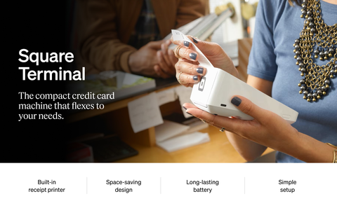 Square Terminal All In One Credit Card Machine White - Best Buy