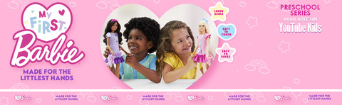 Barbie Doll for Preschoolers, Blonde Hair, My First Barbie “Malibu” Doll
