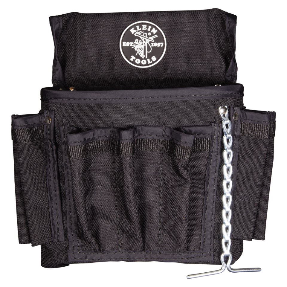 Klein Tools Tool Pouch: 18 Pockets, Black 63760292 MSC Industrial  Supply