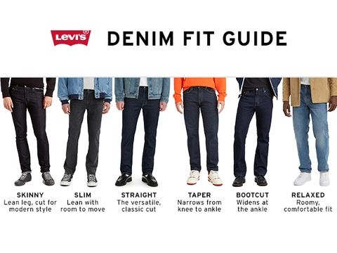 Levis pants types online