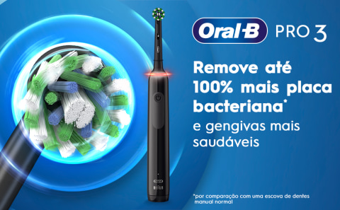 Escova de Dentes Elétrica ORAL-B Pro 3 3500 Design ED Branco