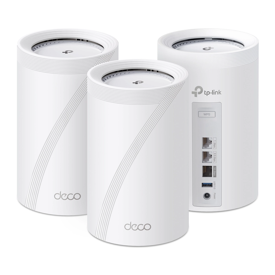 TP Link Deco 7 Pro BE14000 Tri Band Wi Fi 7 Whole Home Mesh Router